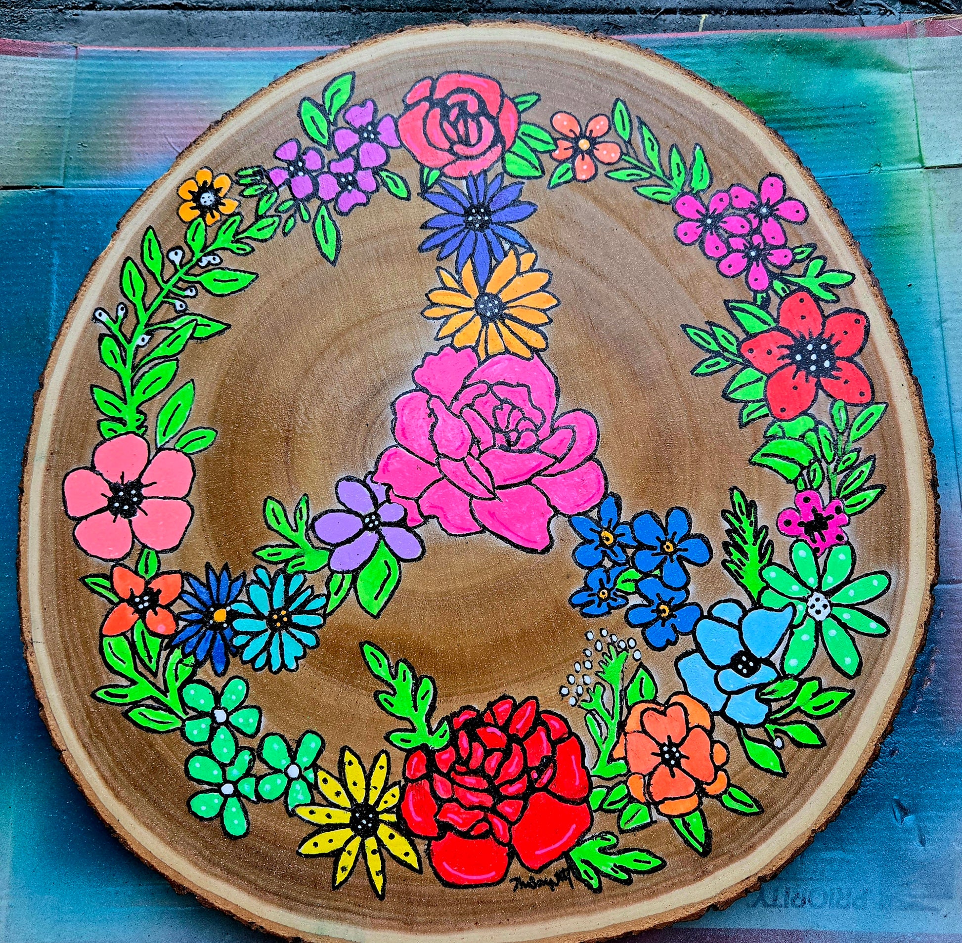 Flowered peace