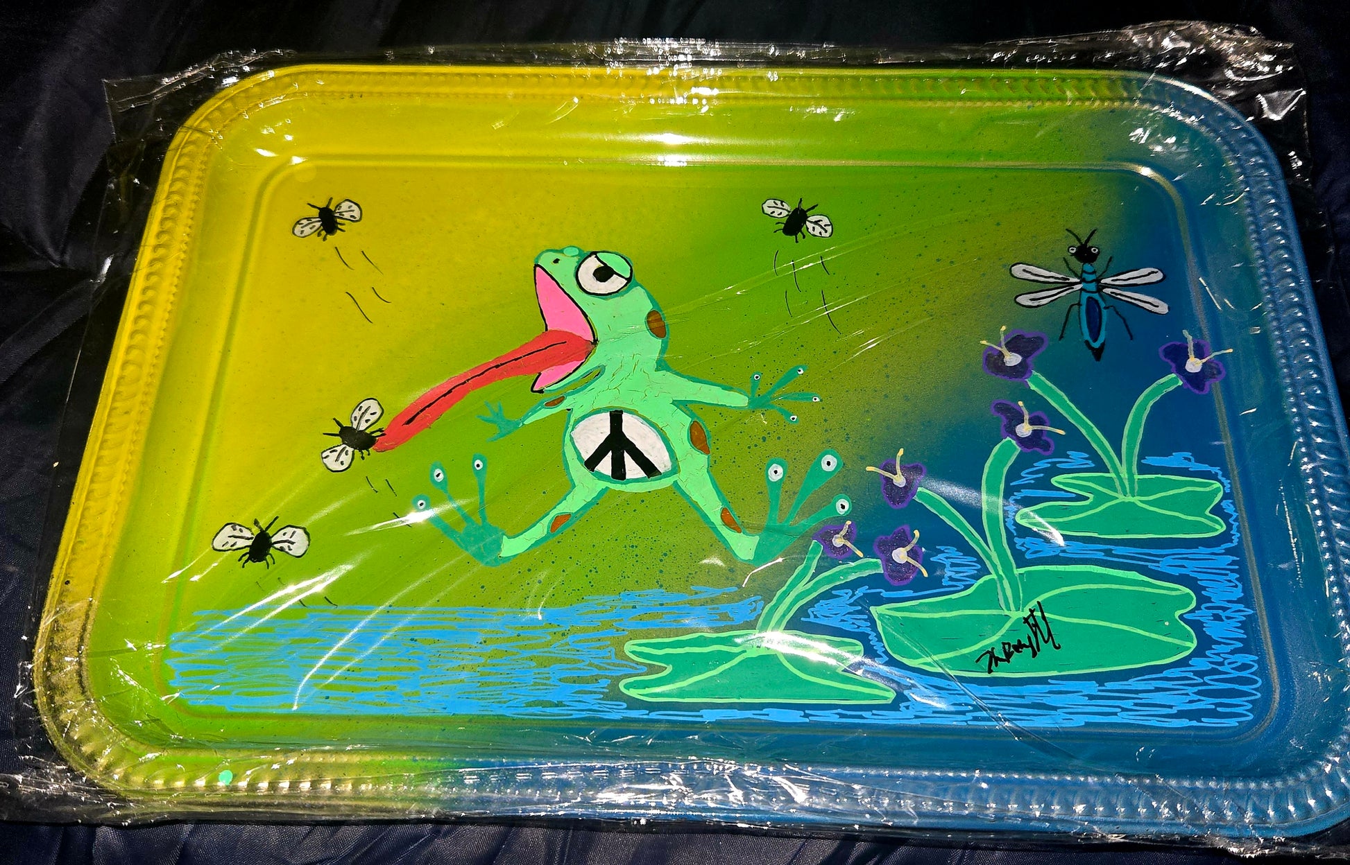 Flying frog
