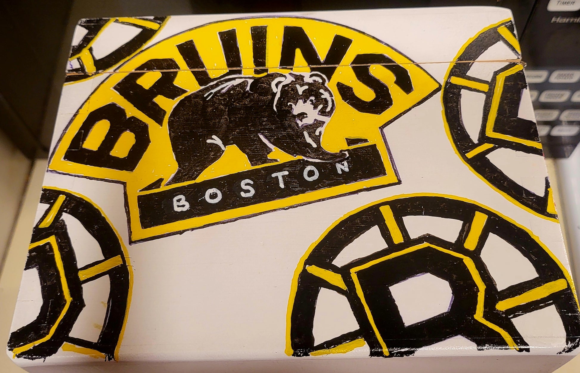 New England sports team stash box