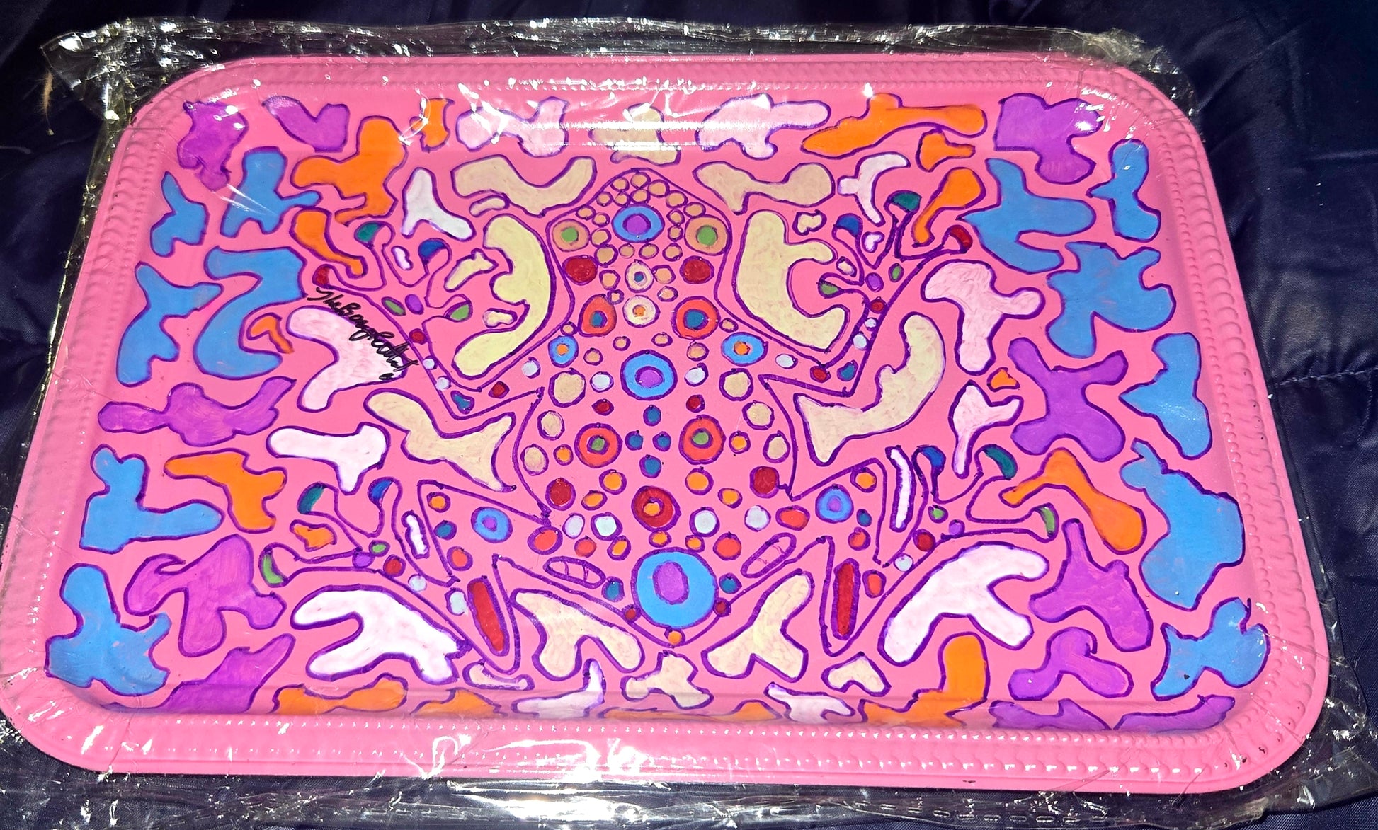 Pink frog