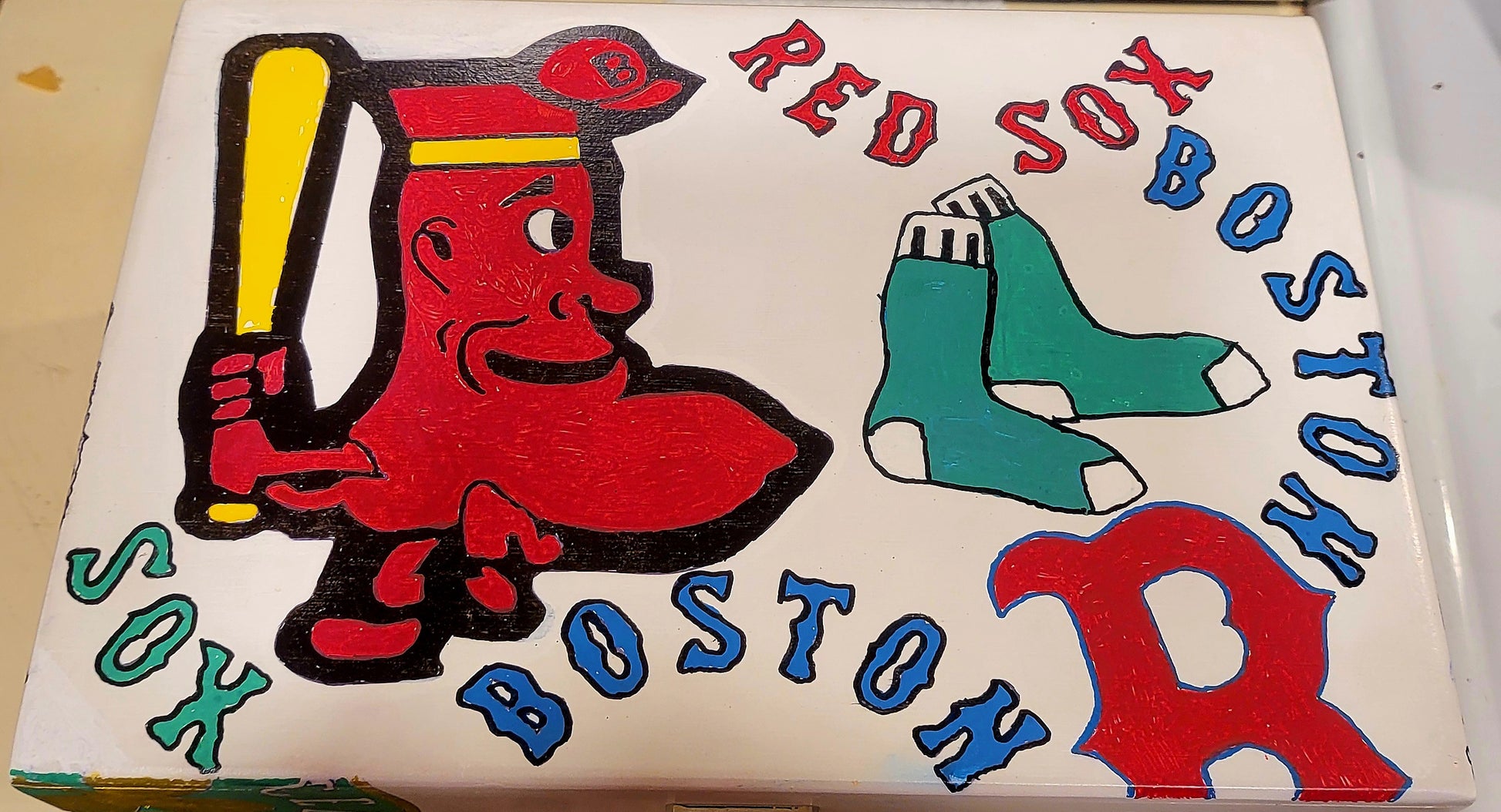 New England sports team stash box