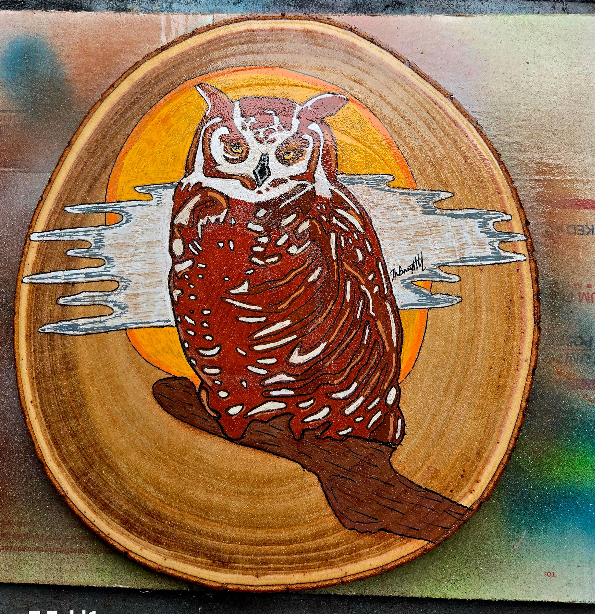 Moonlight owl