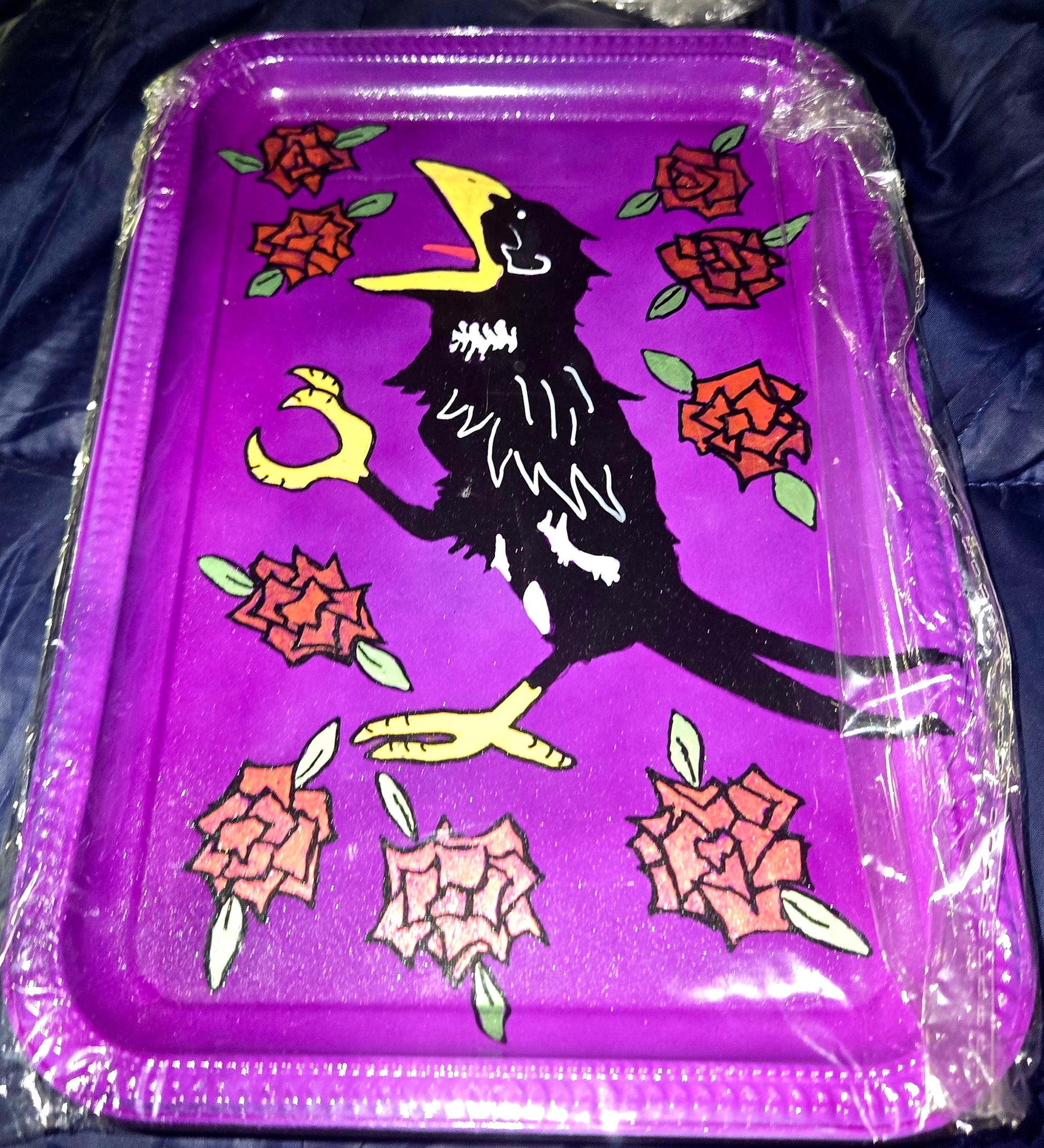 Grateful dead crow