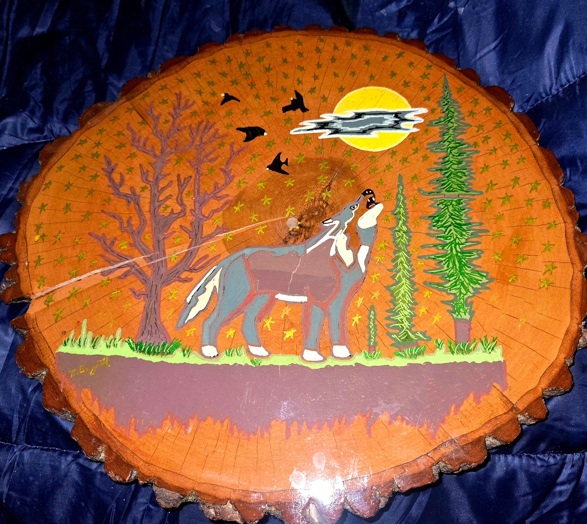 Howling at the moon